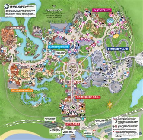 Magic Kingdom Printable Map